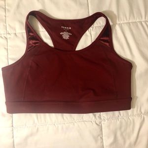 Red Torrid Sports Bra